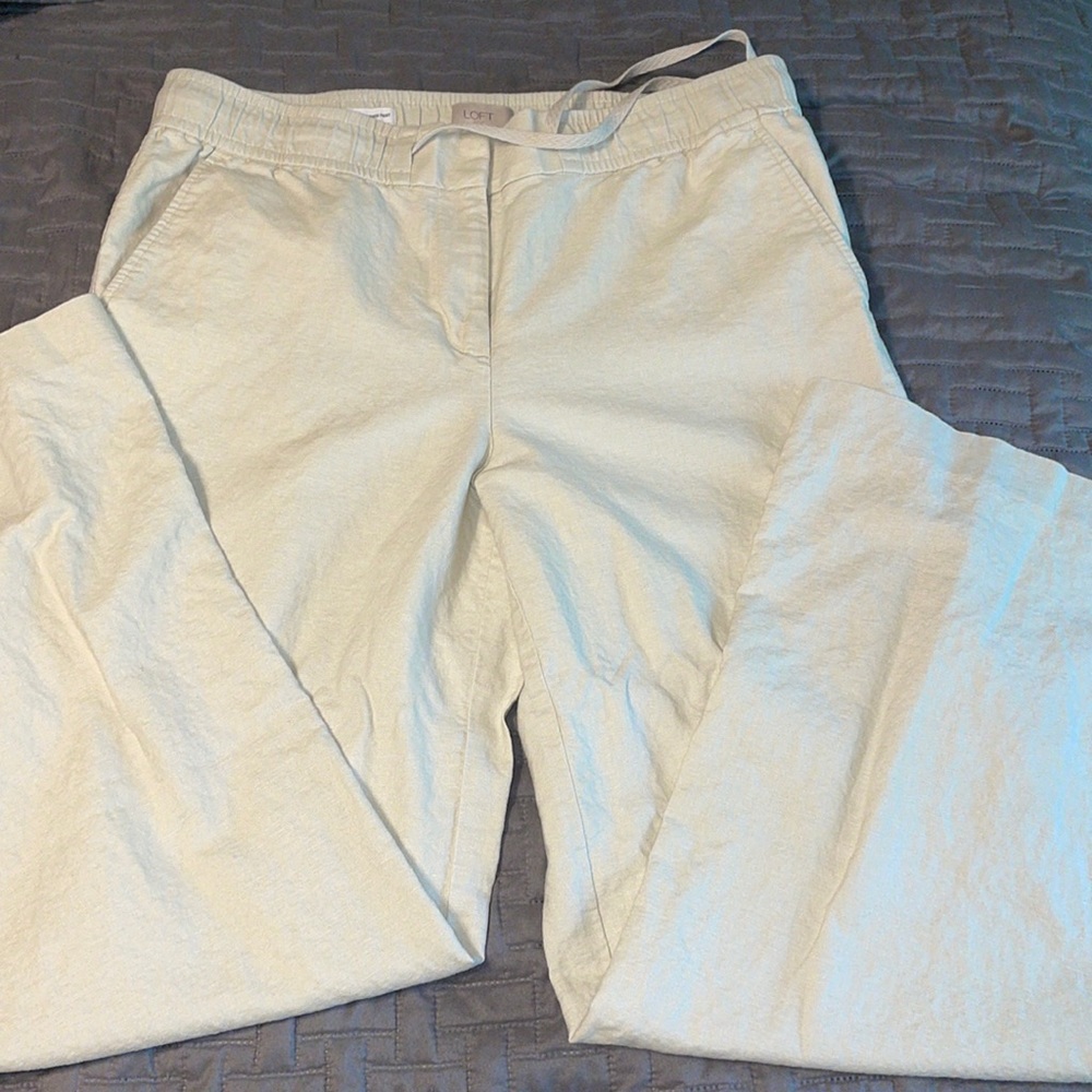 Woman’s Loft linen pants. Size 10